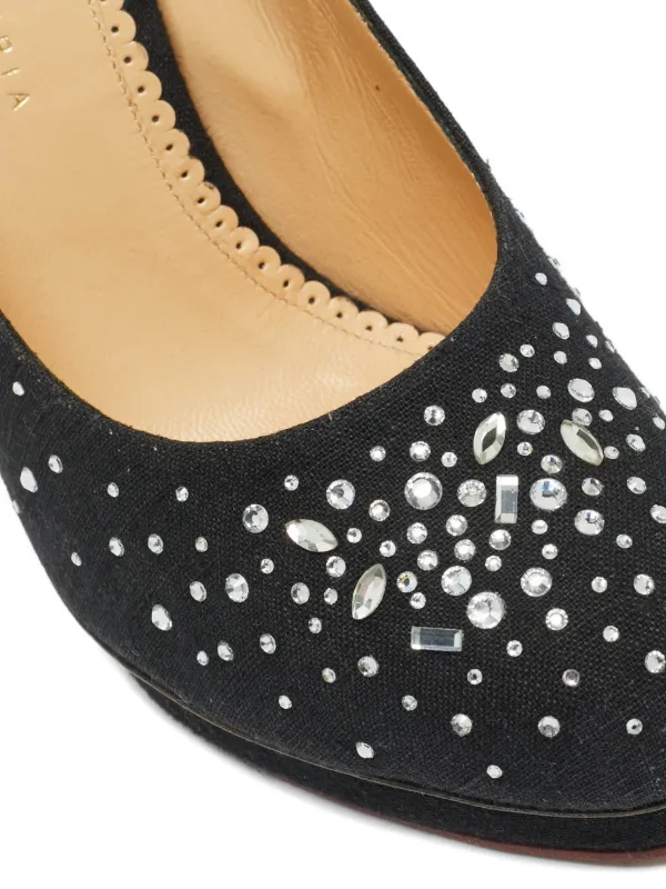 Charlotte Olympia ビジュートリム プラットフォームパンプス 