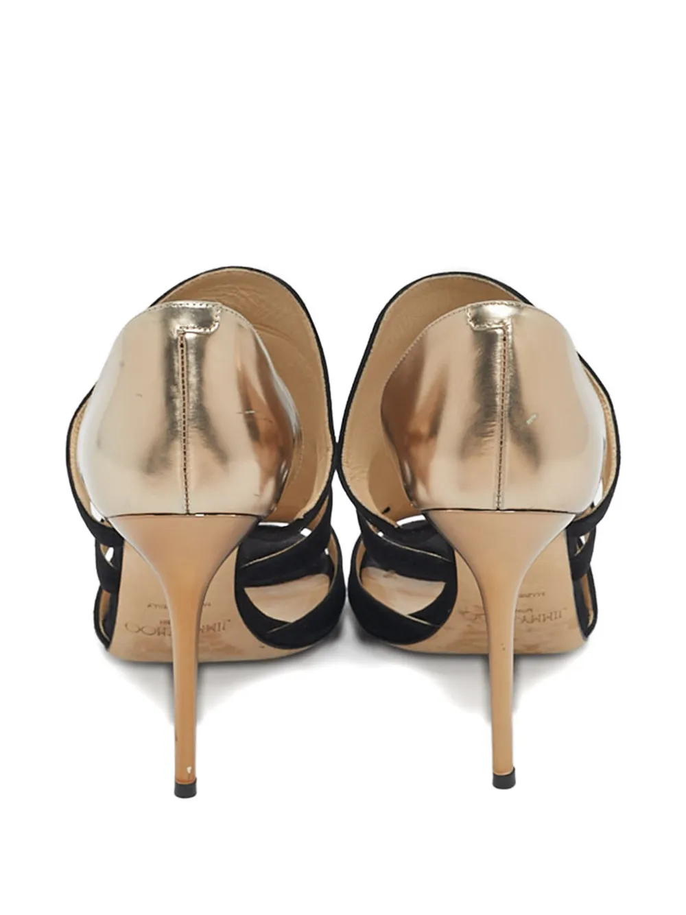 Jimmy Choo Pre-Owned Toysen D'orsay cut-out pumps - Zwart