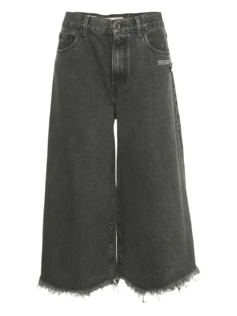 Off-White Pre-Owned faded raw-cut jeans