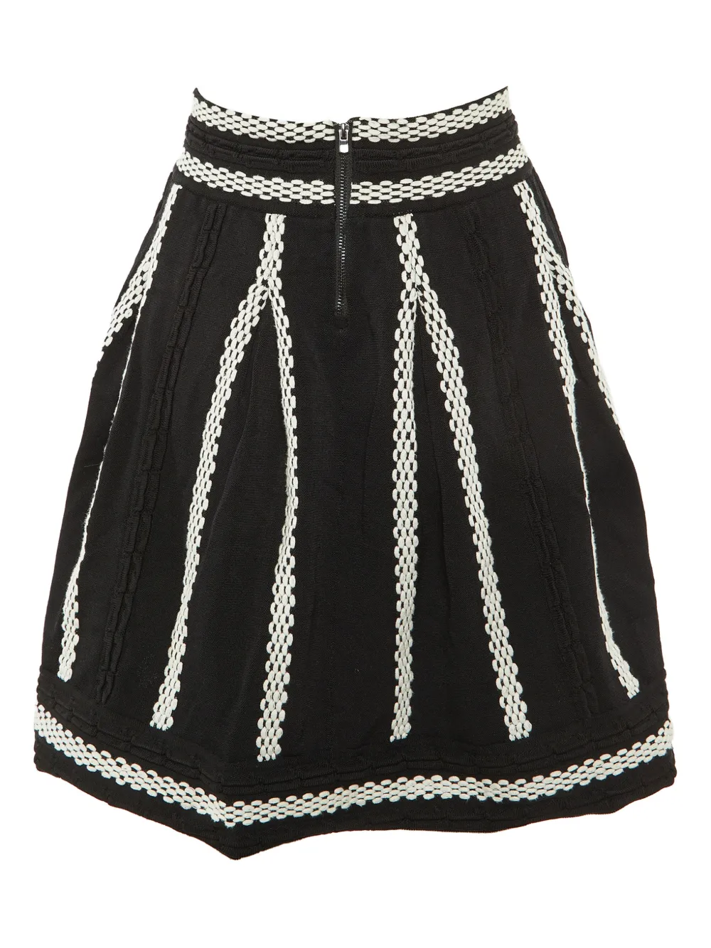 Maje Julane flared mini skirt - Zwart