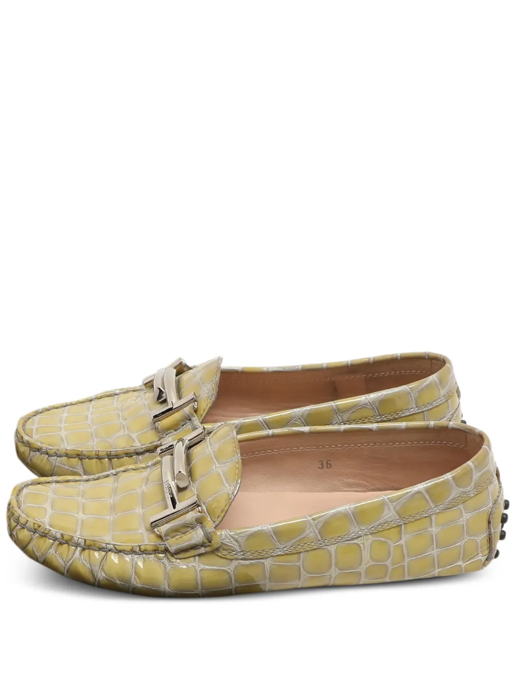 Tod's Loafer mit Kroko-Prägung - Nude
