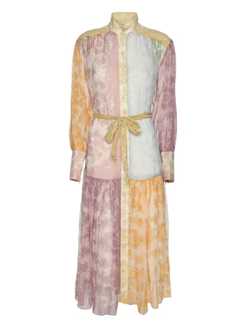 ZIMMERMANN Kleid aus Seide mit Paisleymuster