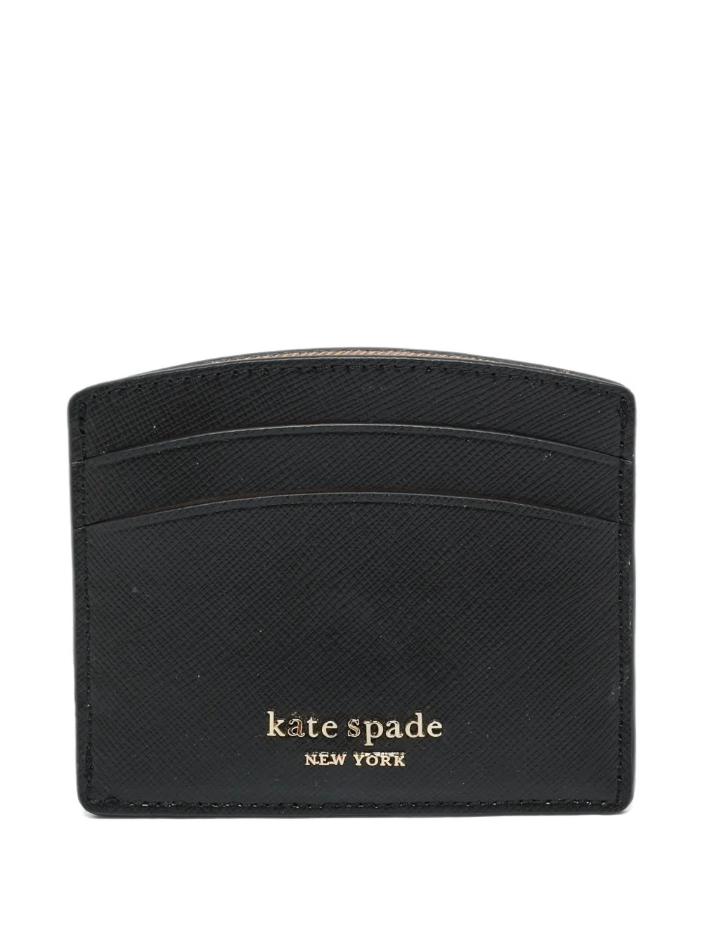 Kate Spade Portacarte in pelle con logo - Nero
