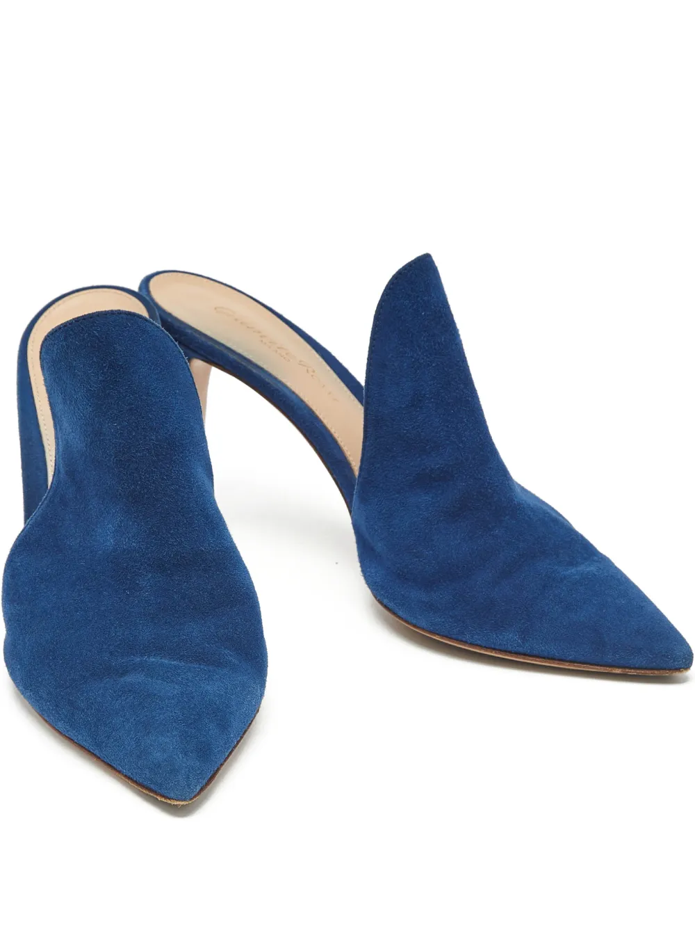 Gianvito Rossi Aramis pointed mules - Blau