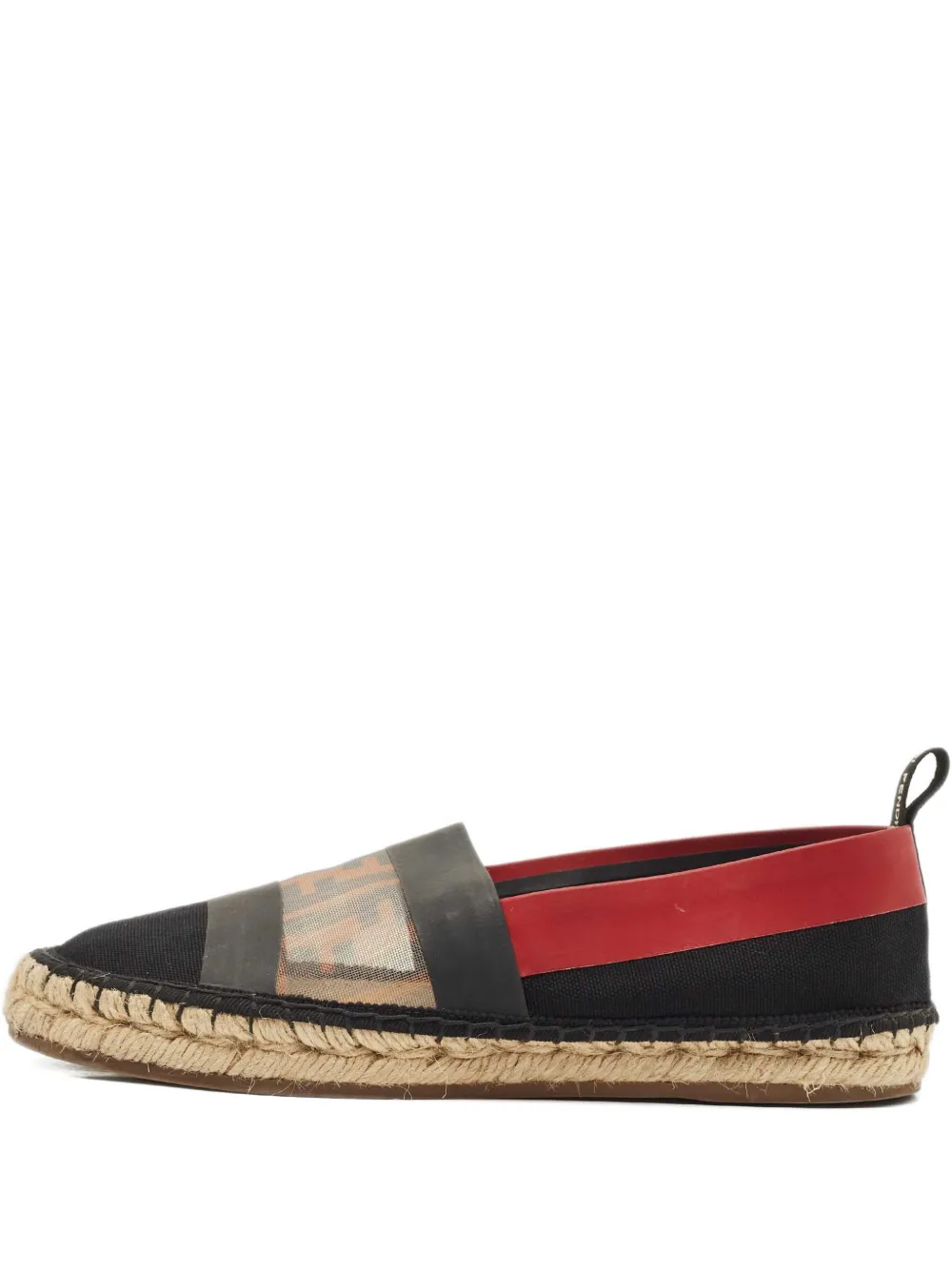Fendi Pre-Owned Zucca-pattern espadrilles - Nero