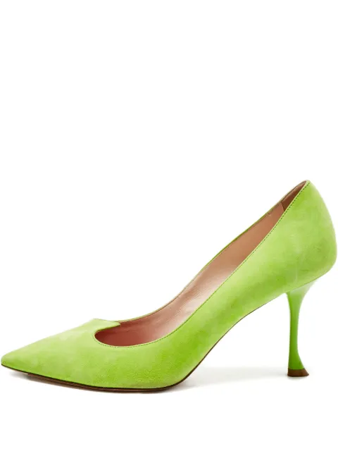 Roger Vivier suede pointed-toe pumps