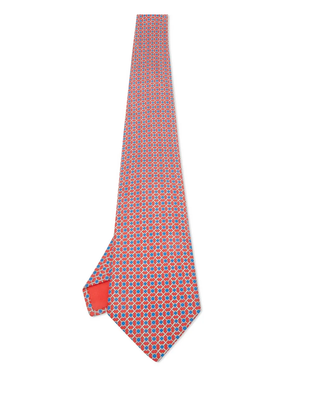 Hermès Pre-Owned corbata de seda estampada | rojo | Image 1