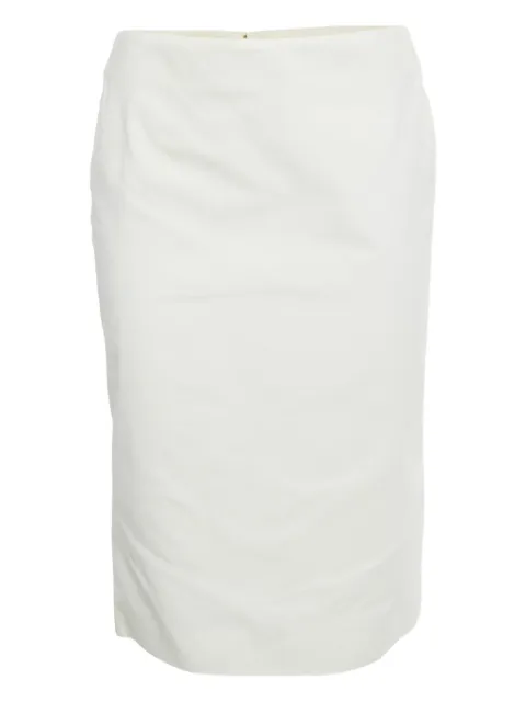 Alexander McQueen Pre-Owned falda midi con diseño acampanado