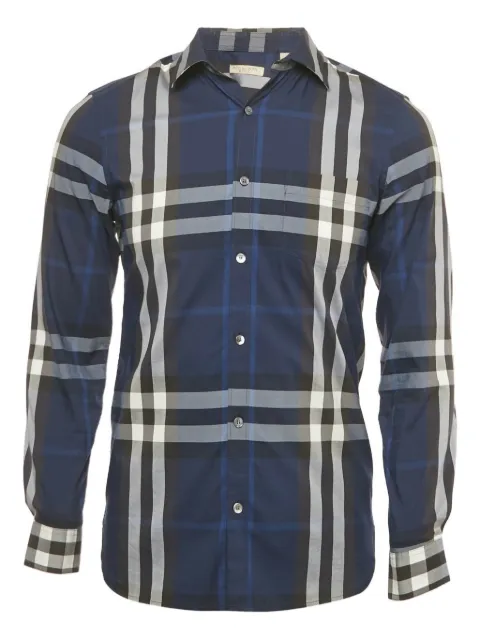 Burberry Pre-Owned check cotton shirt