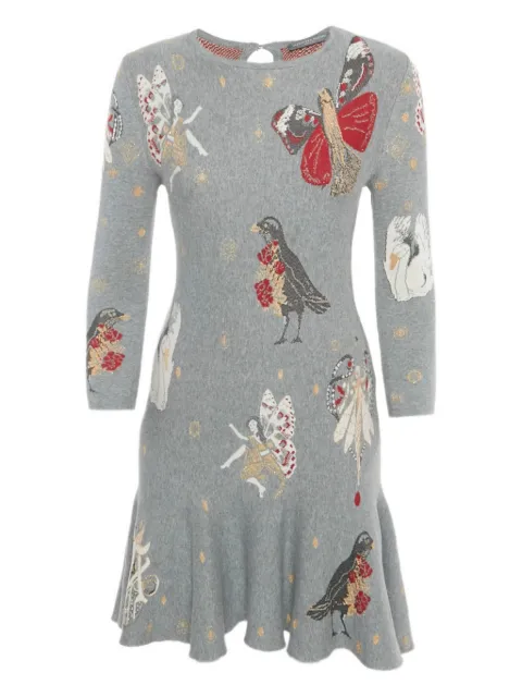 Alexander McQueen Pre-Owned jacquard-details mini dress