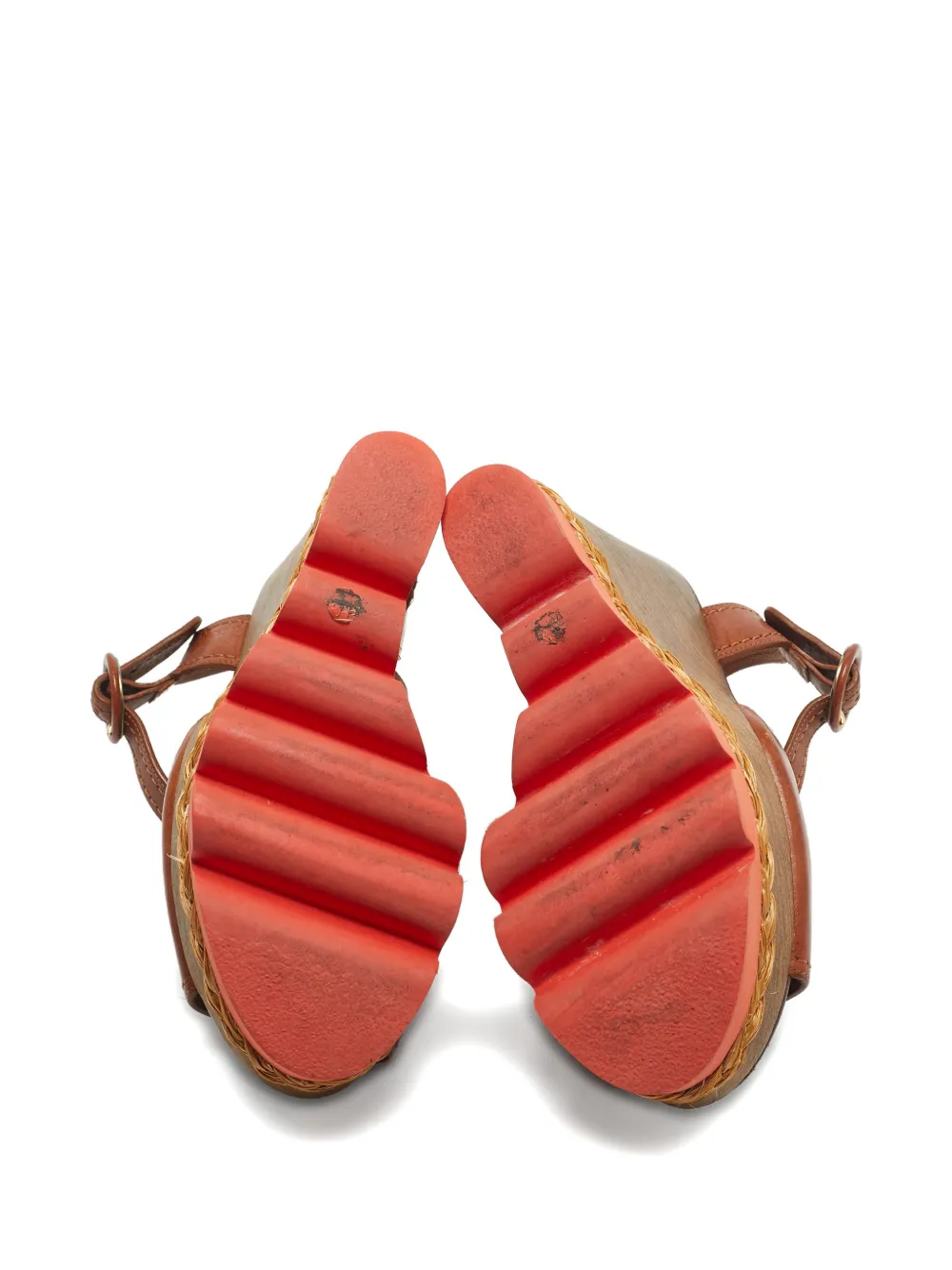 Dolce & Gabbana Pre-Owned platform wedge sandals - Bruin