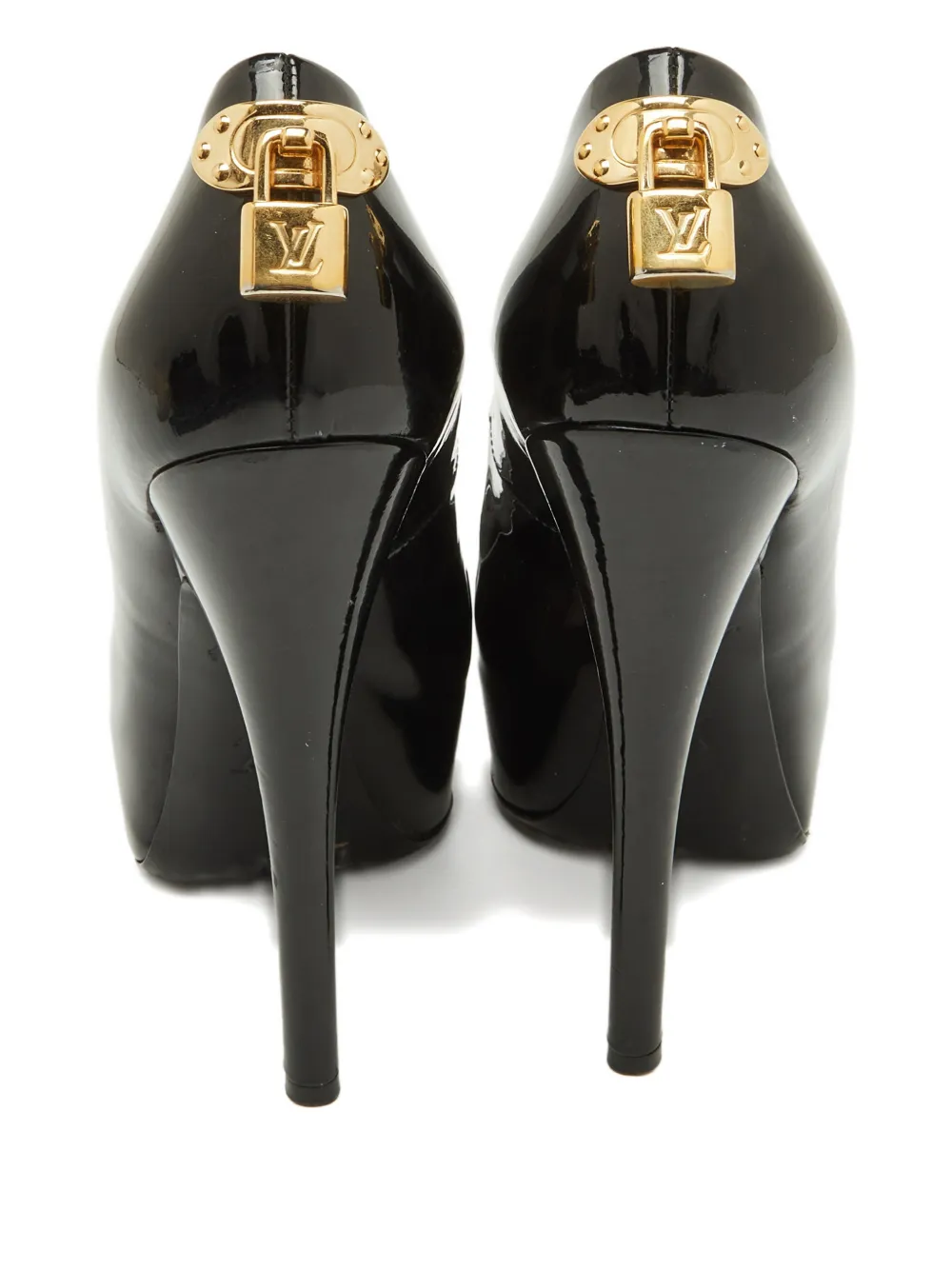 Louis Vuitton Pre-Owned Oh Really! padlock-detail pumps - Zwart