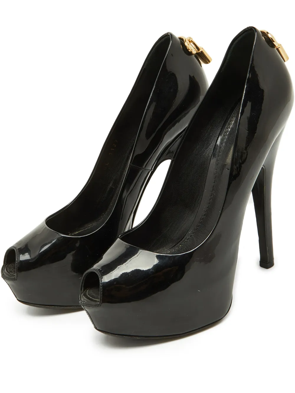 Louis Vuitton Pre-Owned Oh Really! padlock-detail pumps - Schwarz