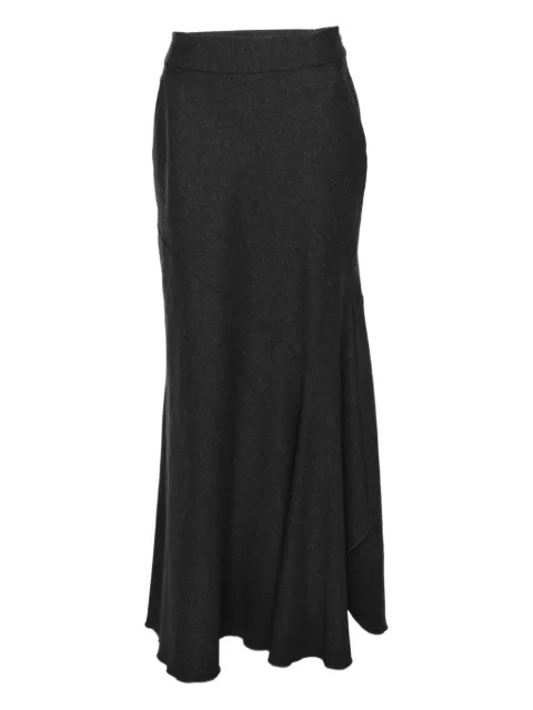 Max Mara jupe longue à design plissé
