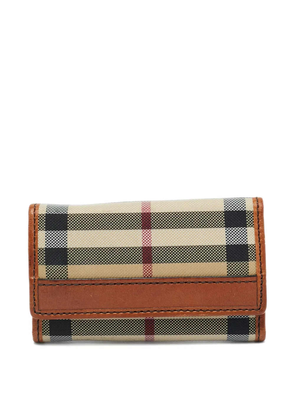 Burberry Pre-Owned Haymarket-check wallet - Toni neutri