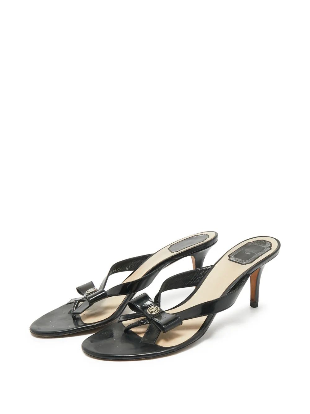 Christian Dior Pre-Owned flip flops con detalle de moño | Image 2