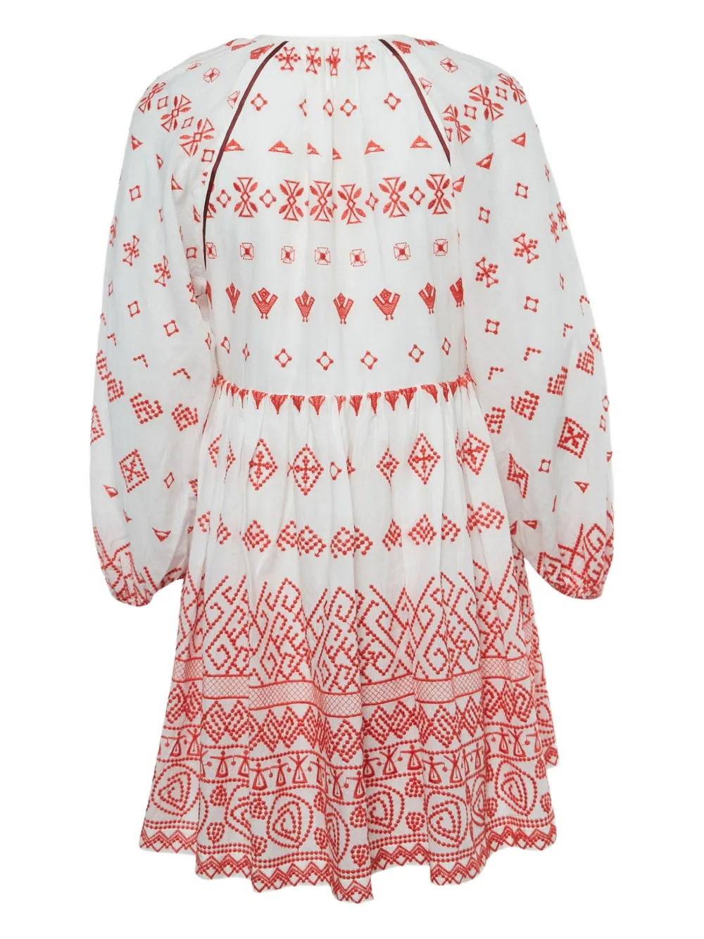 Maje embroidery mini dress - Wit