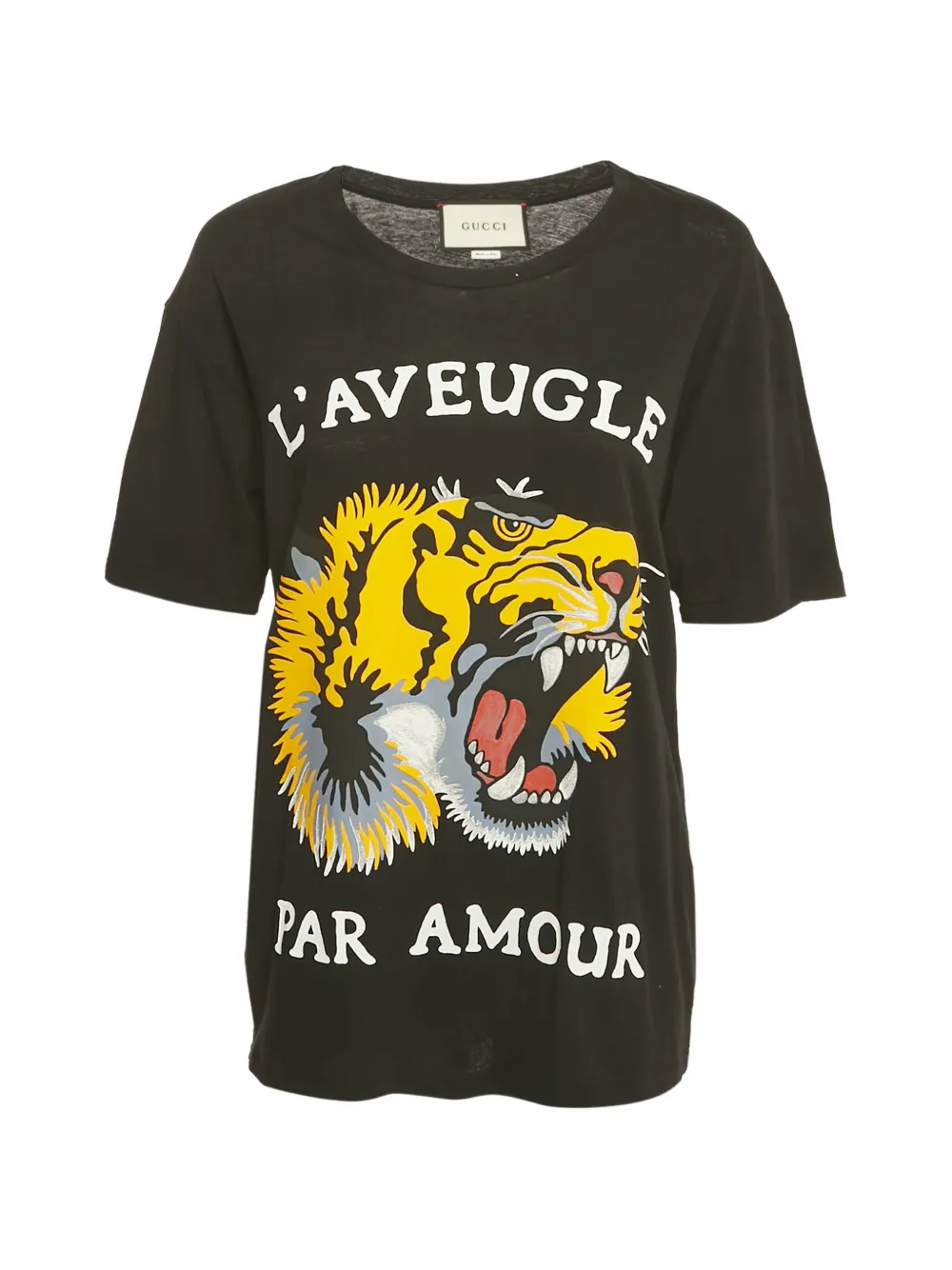 Gucci Pre-Owned graphic-print crew-neck T-shirt - Nero