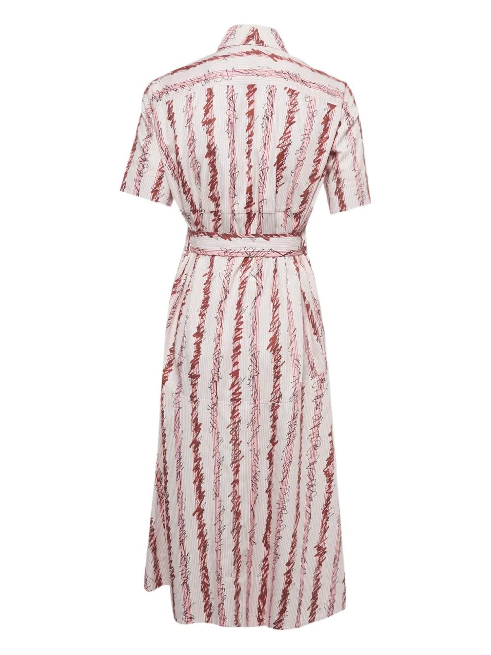 Burberry Pre-Owned cotton shirt dress - Wit