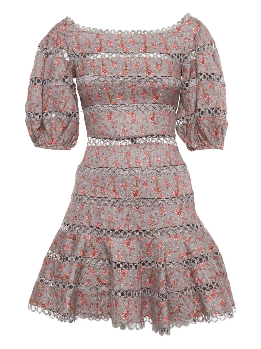 ZIMMERMANN floral mini dress - Rosa