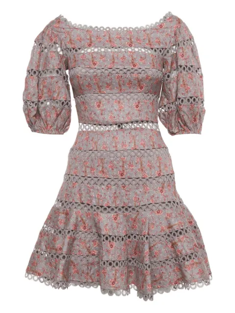 ZIMMERMANN floral mini dress