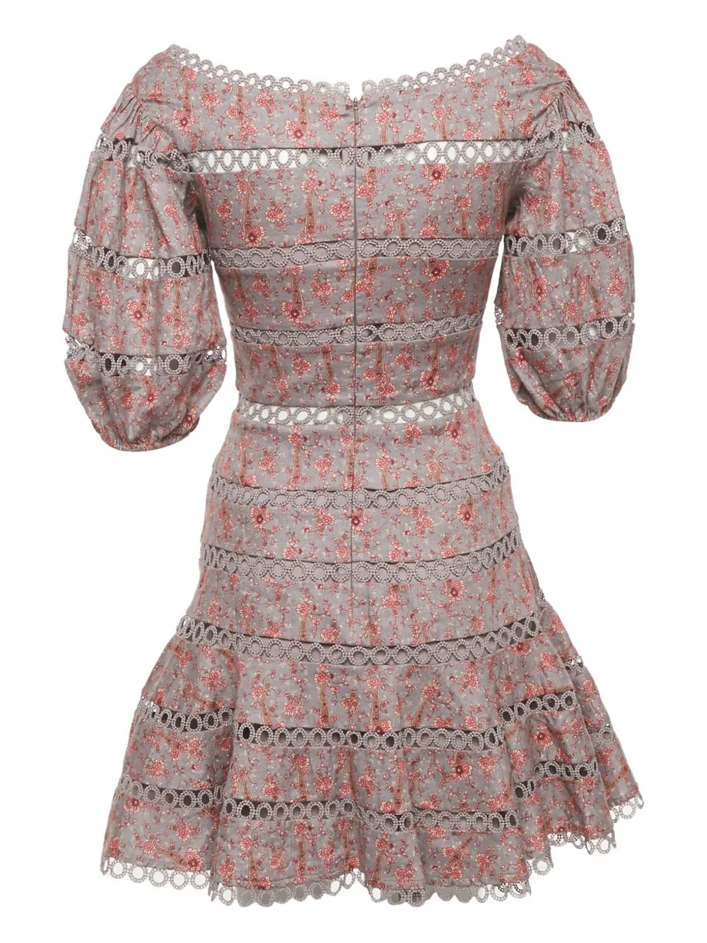 ZIMMERMANN floral mini dress - Roze