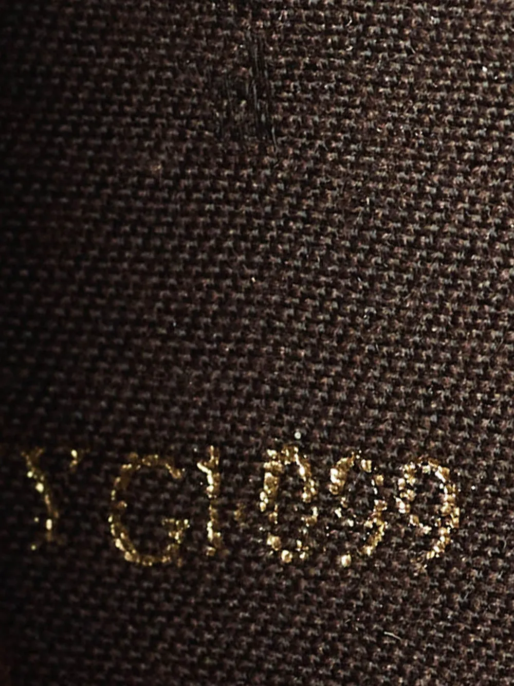 Pre-owned Fendi 2009 Coated Canvas Logo Agenda Cover In Brown