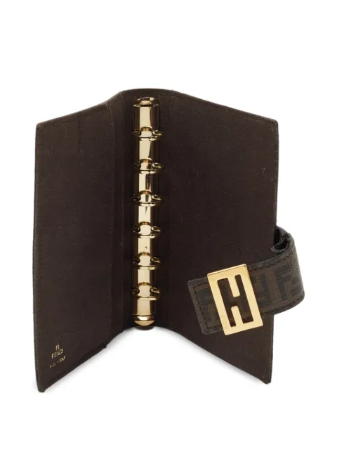 Fendi Pre-Owned 2009 coated canvas logo agenda cover