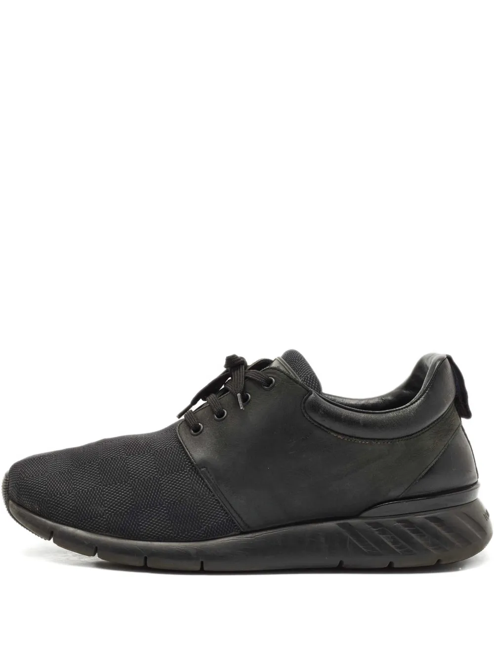 Louis Vuitton Pre-Owned Fastlane 44.5 leather trainers - Schwarz