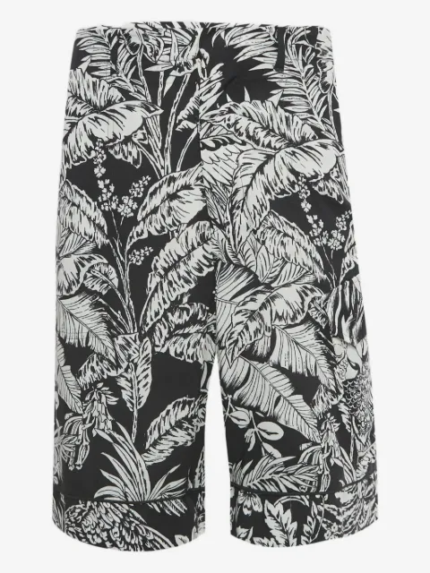 Palm Angels crepe floral shorts