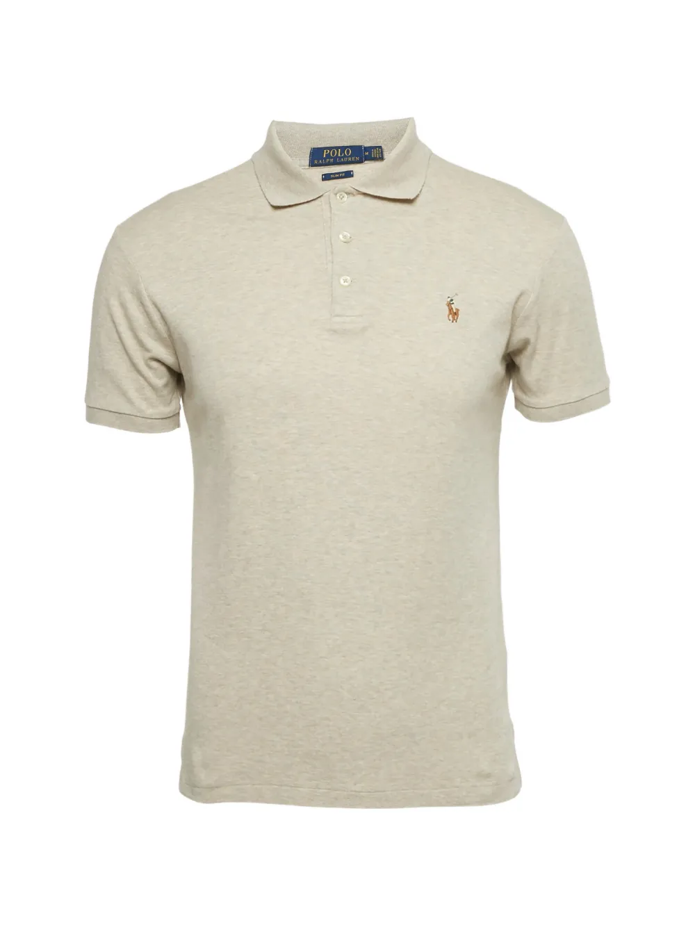 Polo Ralph Lauren Vintage embroidered-logo polo shirt - Toni neutri