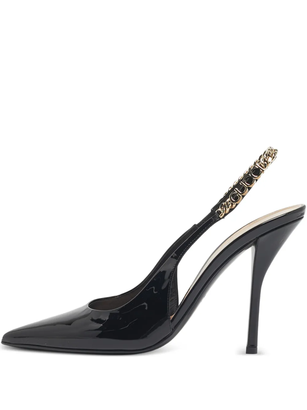 Gucci Pre-Owned Signoria chain link pumps - Schwarz
