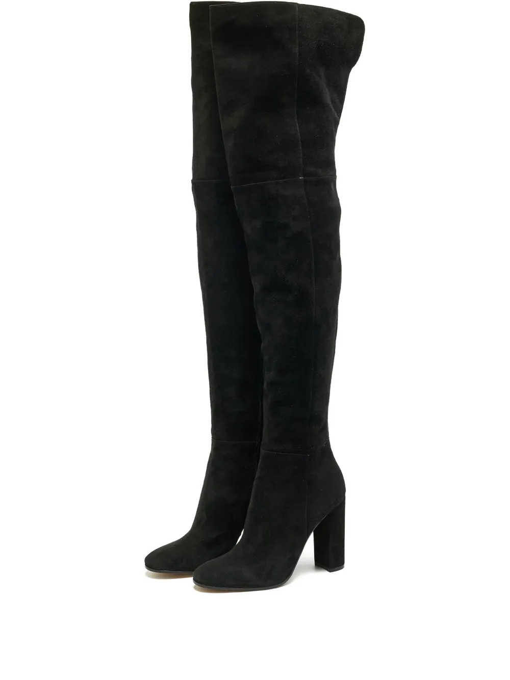 Gianvito Rossi knee-high suede boots - Schwarz