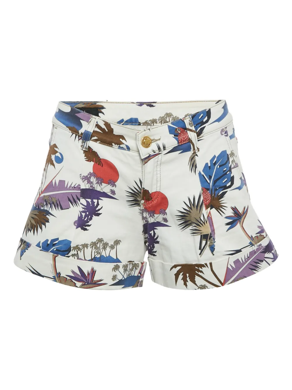 Gucci Pre-Owned printed shorts - Toni neutri