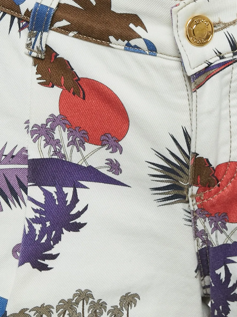 Gucci Pre-Owned printed shorts - Beige