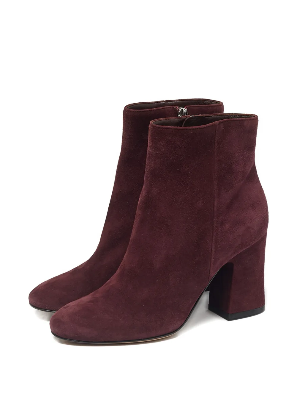 Gianvito Rossi Joelle block-heel ankle boots - Rood