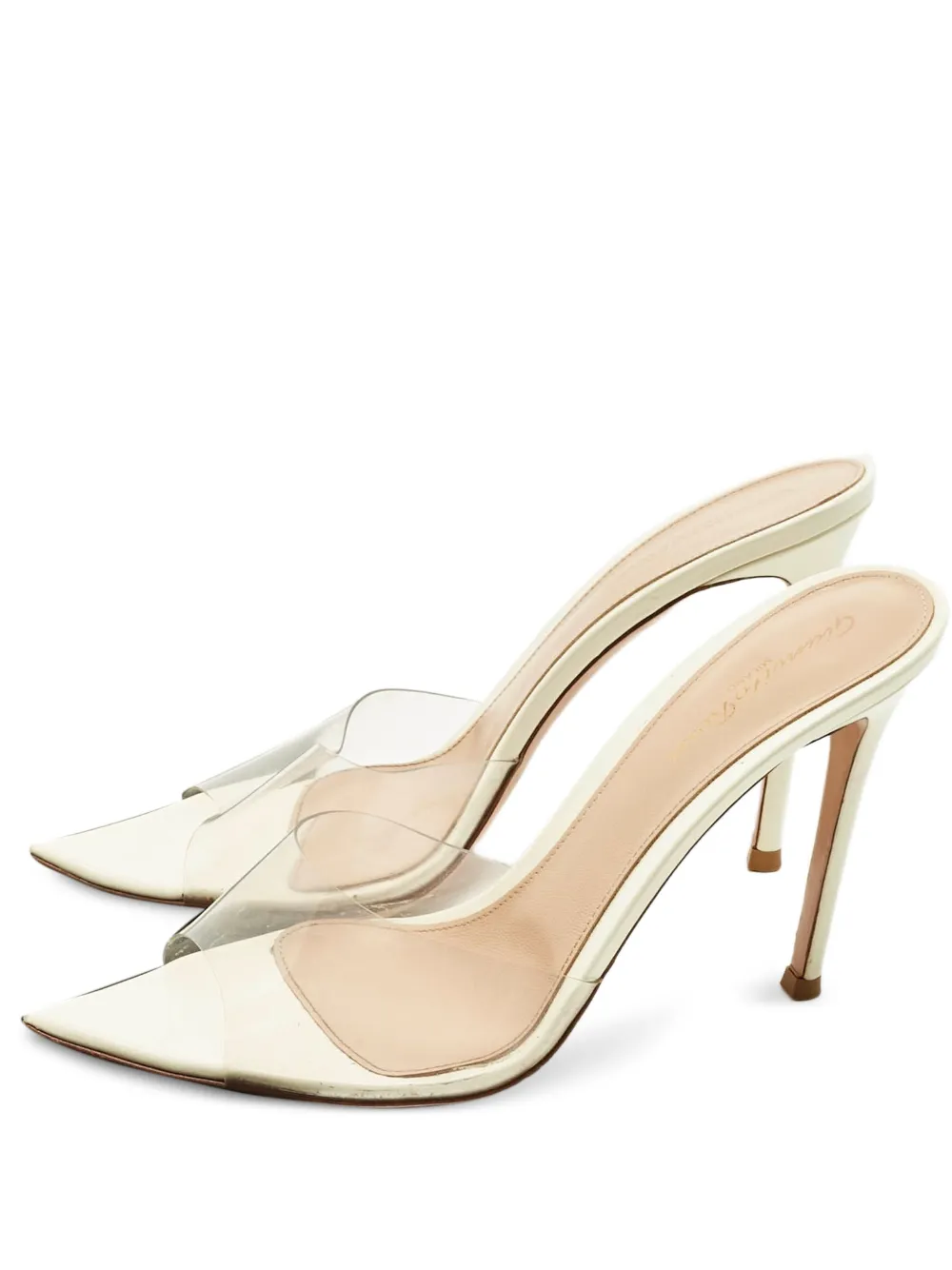 Gianvito Rossi Elle pointed sandals - Weiß