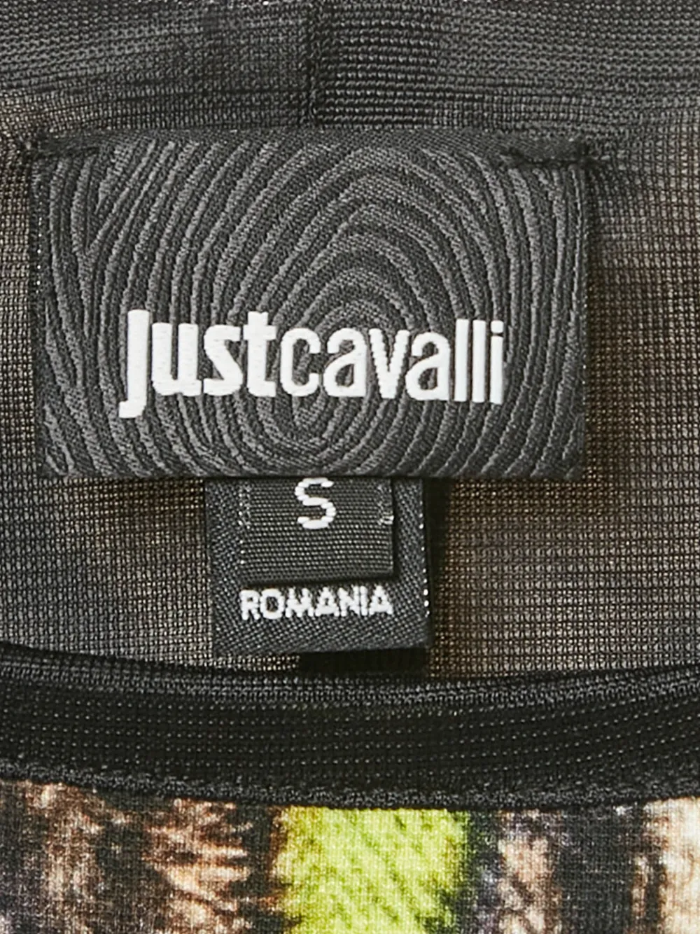 Just Cavalli Vintage animal-print long sleeve mini dress - Bruin