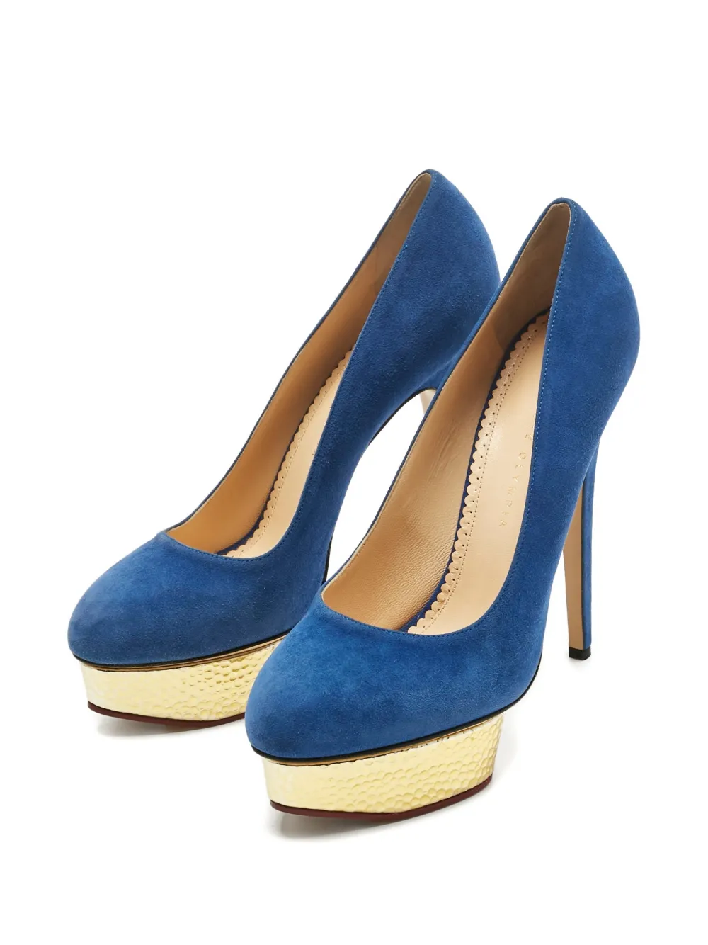 Charlotte Olympia dolly platform pumps - Blauw