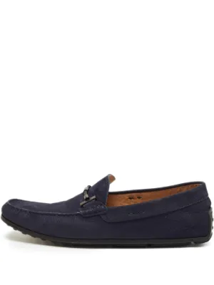 Tod\'s Men’s Blue Suede Loafers with Bow Detail US 8.5 luxury-men-tods-new-shoes-  main image 2