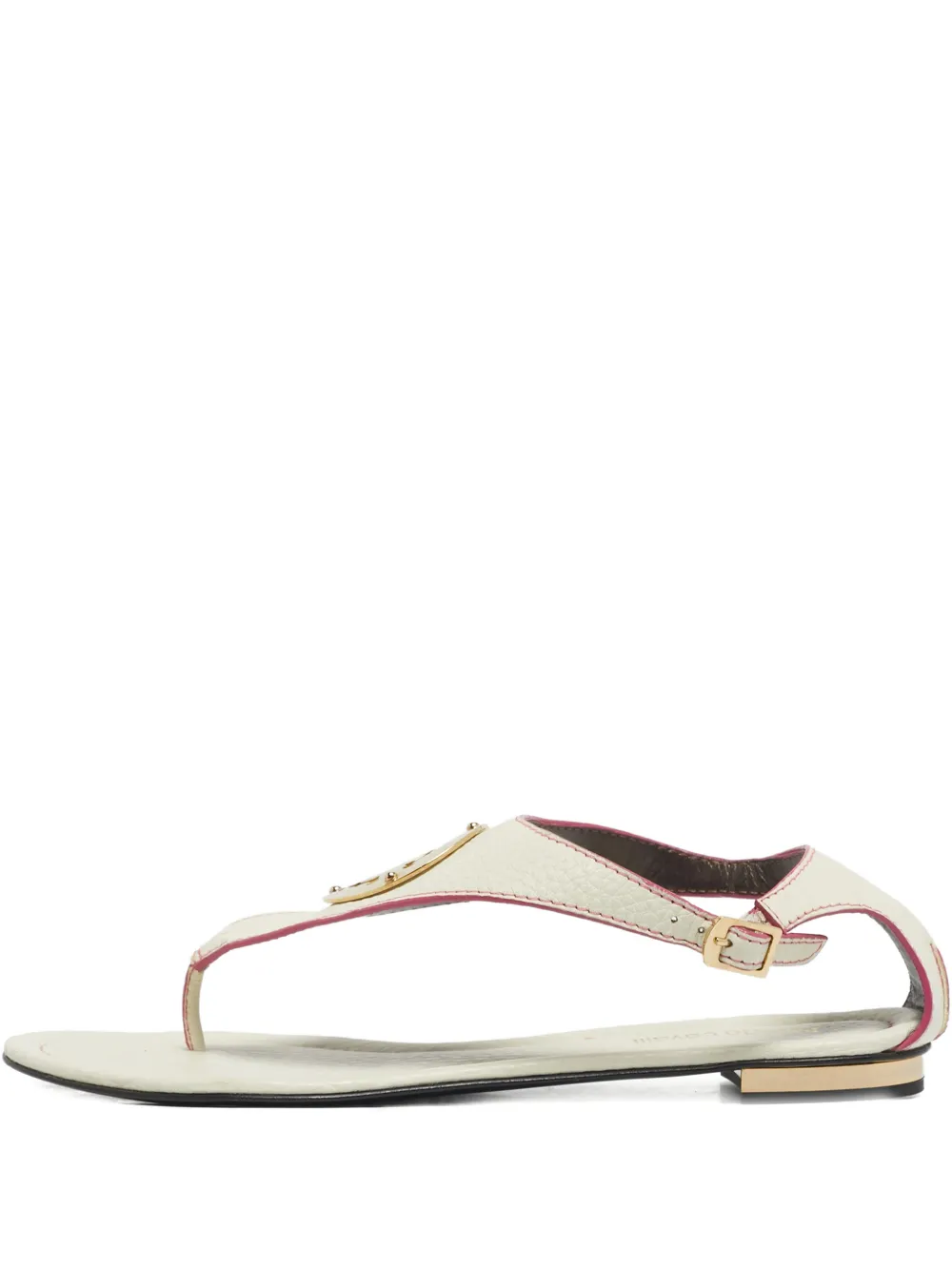 Roberto Cavalli logo-detail sandals - Toni neutri