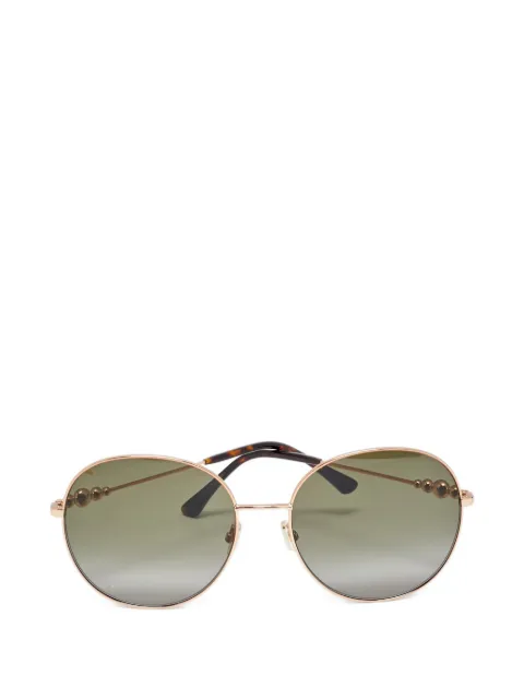 Jimmy Choo Pre-Owned Birdie gradient round sunglasses