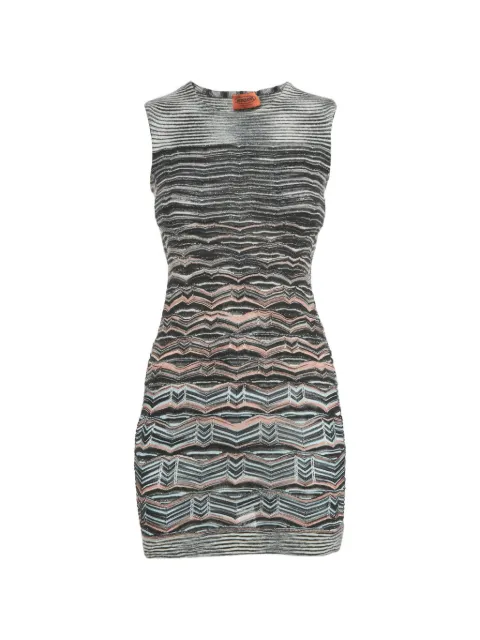 Missoni Pre-Owned zigzag-pattern knit dress