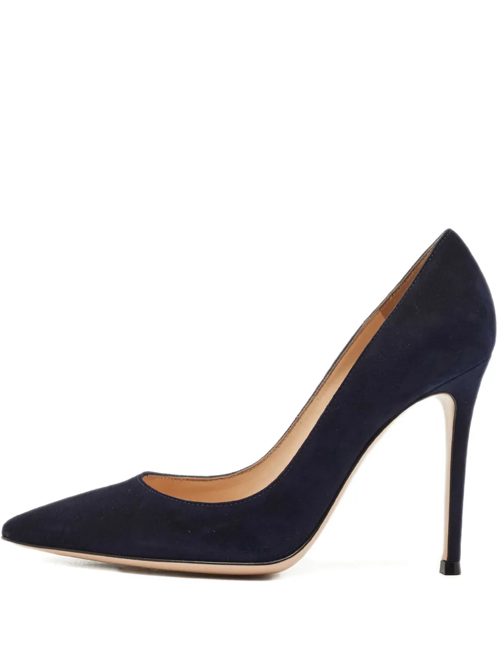 Gianvito Rossi pointed-toe suede pumps - Blu