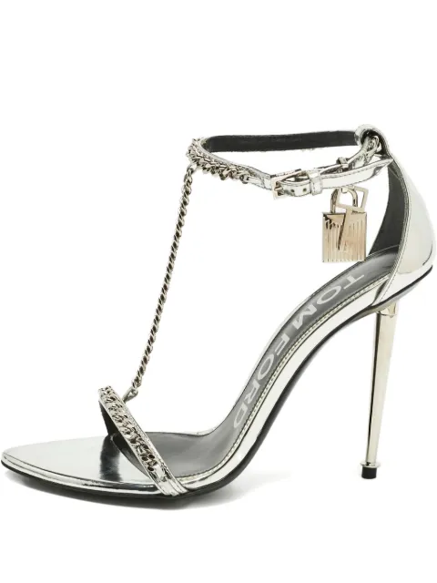 TOM FORD padlock chain-embellished sandals