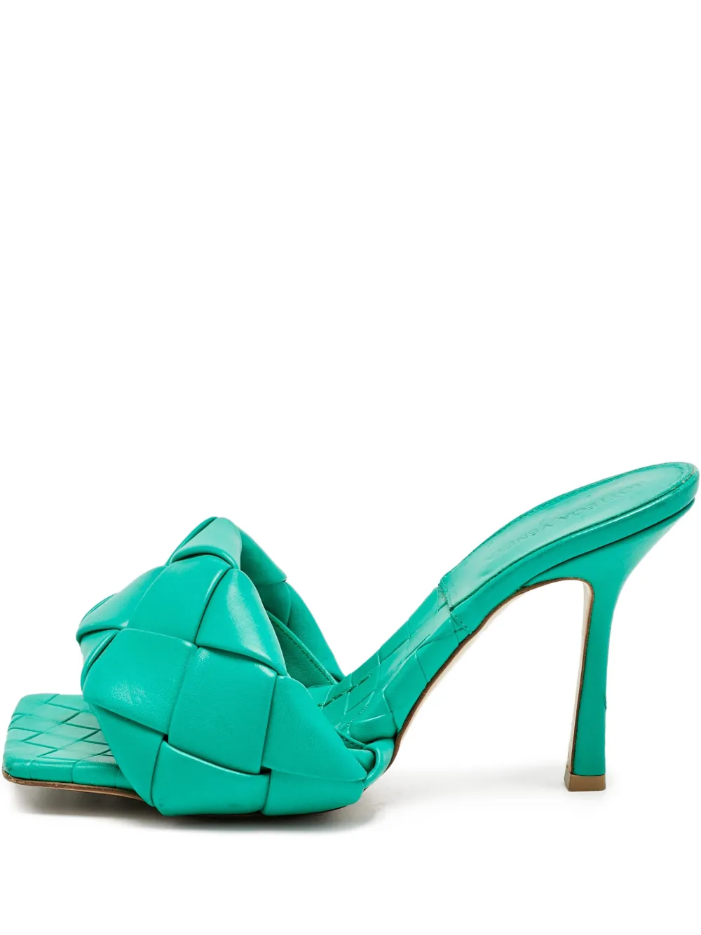 Bottega Veneta Pre-Owned woven leather sandals - Blu