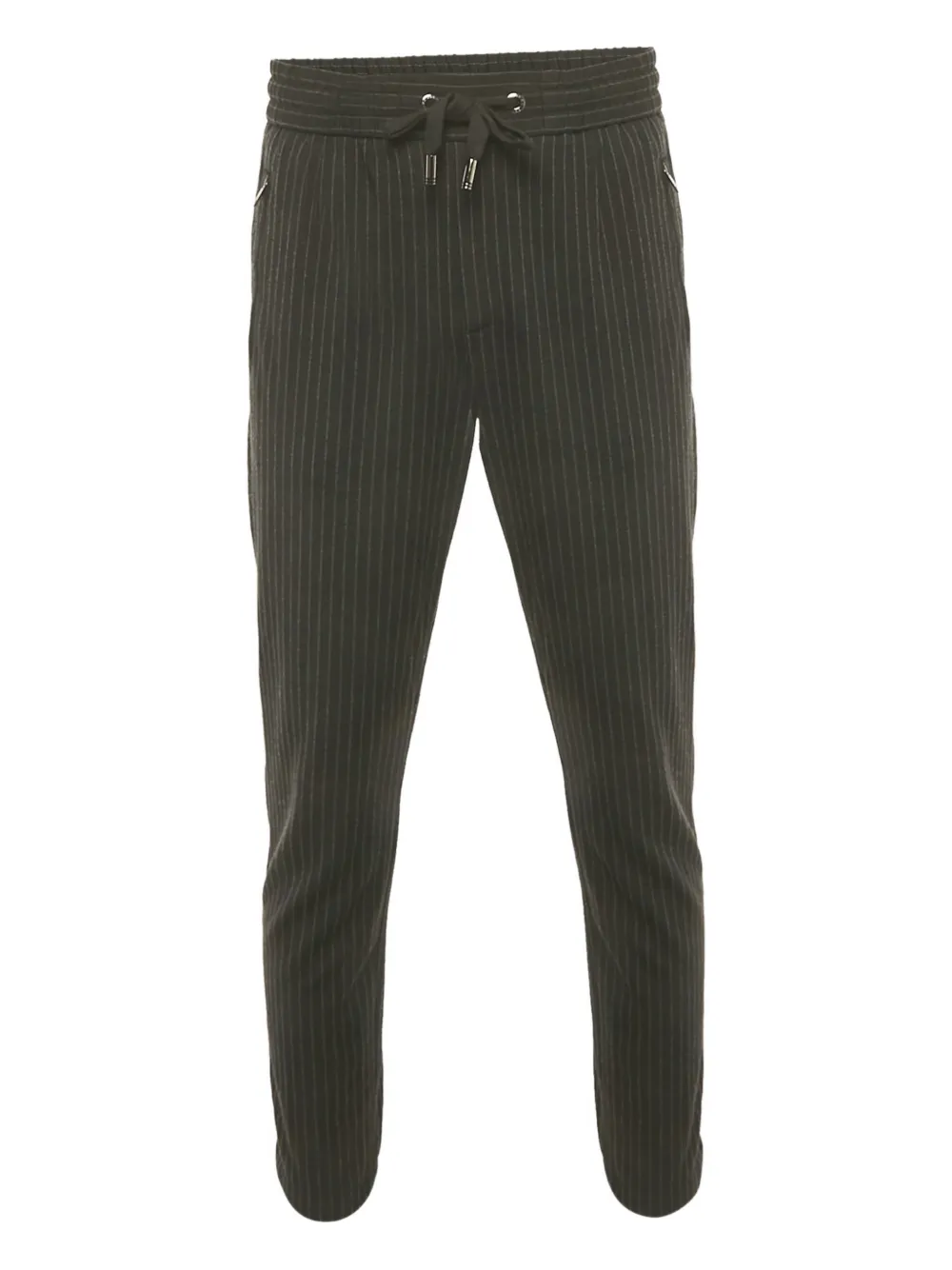 Dolce & Gabbana Pre-Owned Pantaloni sportivi gessati - Grigio