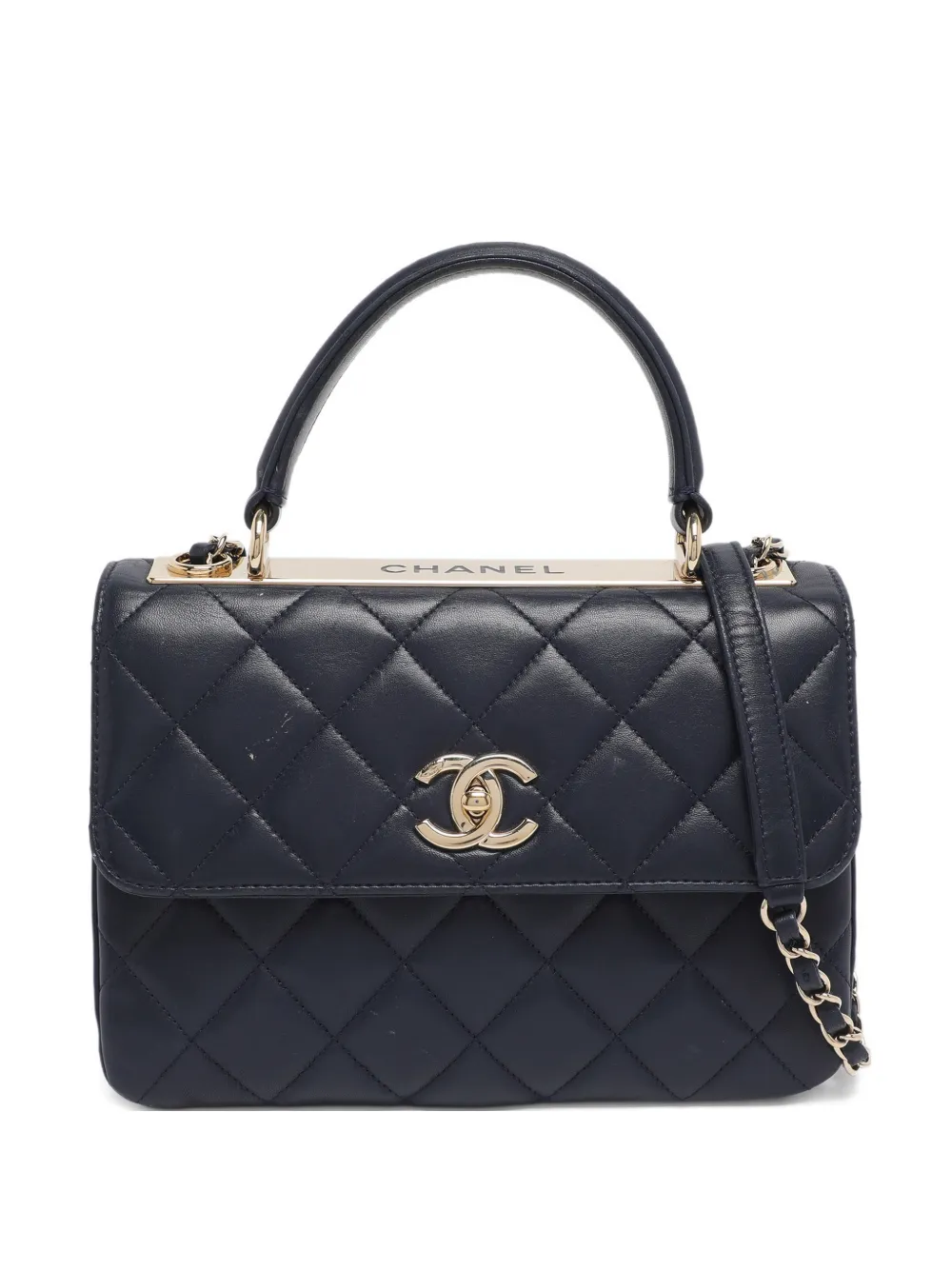 CHANEL Pre-Owned Kleine Trendy CC Flap Tote Bag - Blau