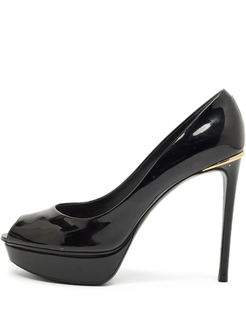 Louis Vuitton Pre-Owned Eyeline peep-toe pumps - Nero