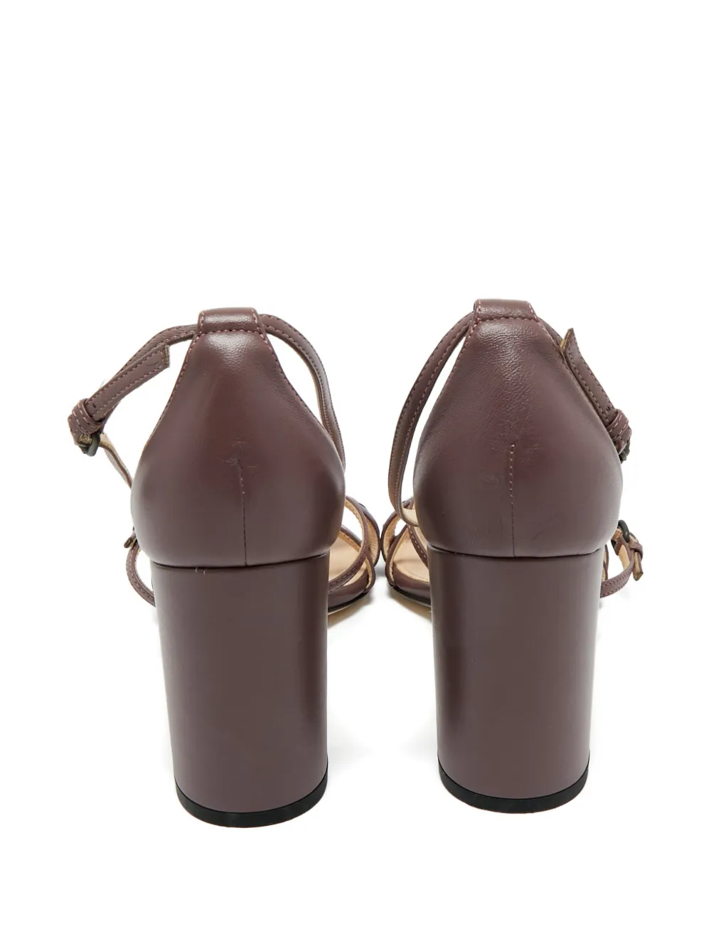 Bottega Veneta Pre-Owned Intrecciato leather sandals - Paars